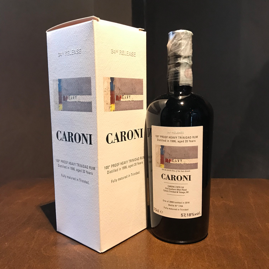 Caroni Rum 1996 20 y.o. 100 proof 34th Release Velier